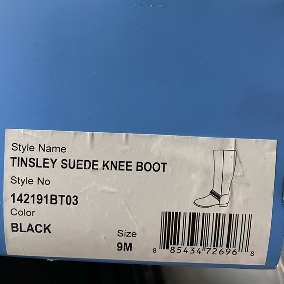 NWT Jack Rogers Tinsley Tall Suede Knee High Boots size 9 - Picture 4 of 6